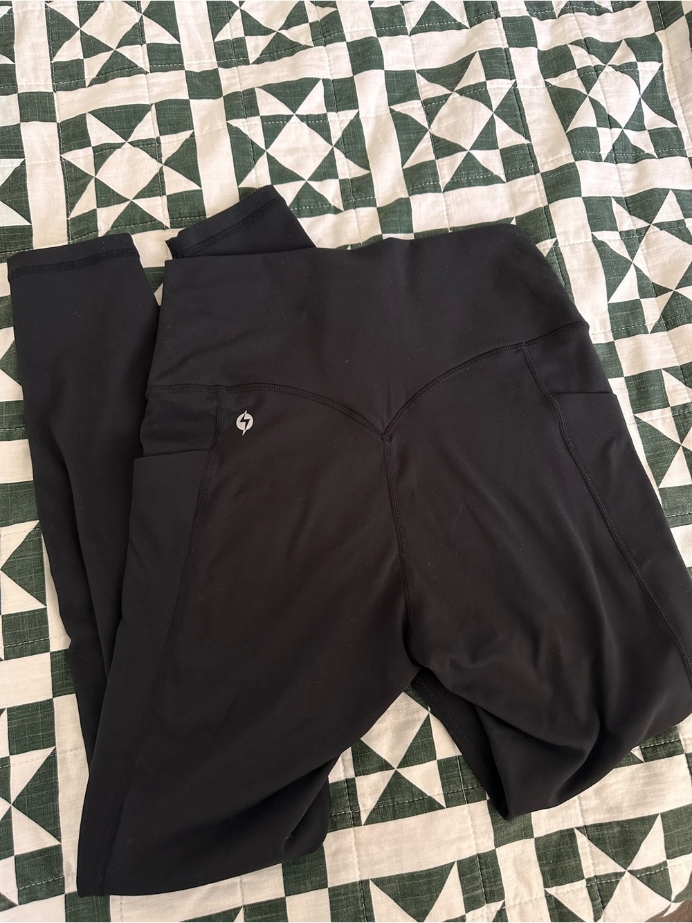 NWOT POPFlex Black Leggings - Picture 2 of 3